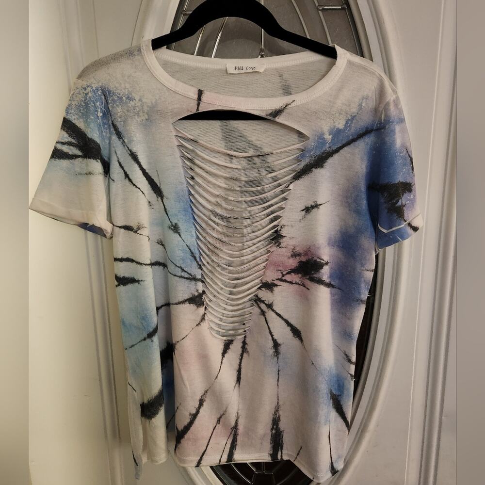 Phil Love Truth or Dare  Tie Dye T-Shirt Size Medium